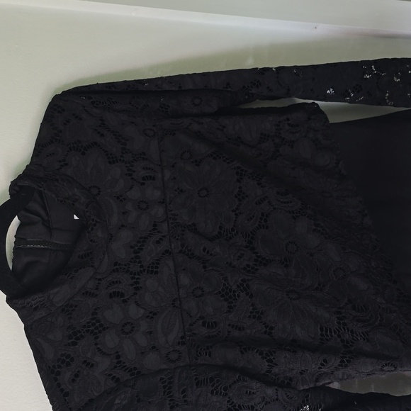 Parker Black Lace Dress Medium - Picture 2 of 6
